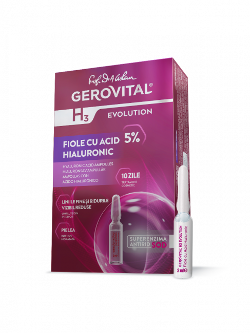 Fiale Con 5 Acido Ialuronico Gerovital H3 Evolution 